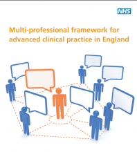 Guidance: Multi Professional Framework for Advanced Practice in England