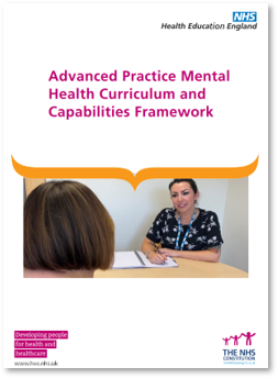 Advanced Practice mental health curriculum and capabilities framework