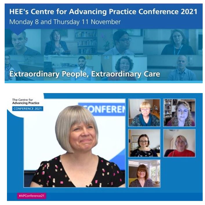 Advancing Practice conference screen grab November 2021