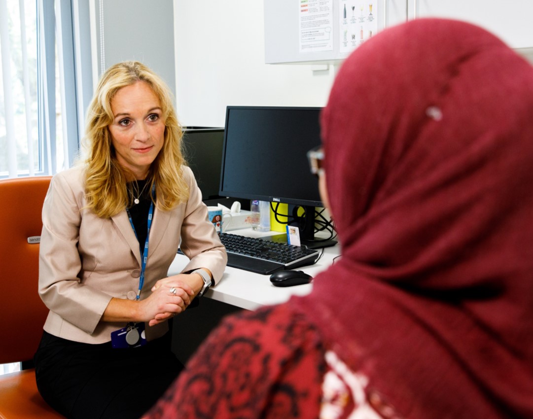 Doctor having an appointment with a patient