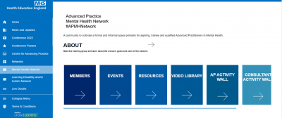 Image of members area from our mental health network