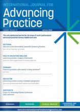 International Journal for Advancing Practice
