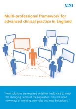 Welcome Multi-professional framework for advanced clinical practice England