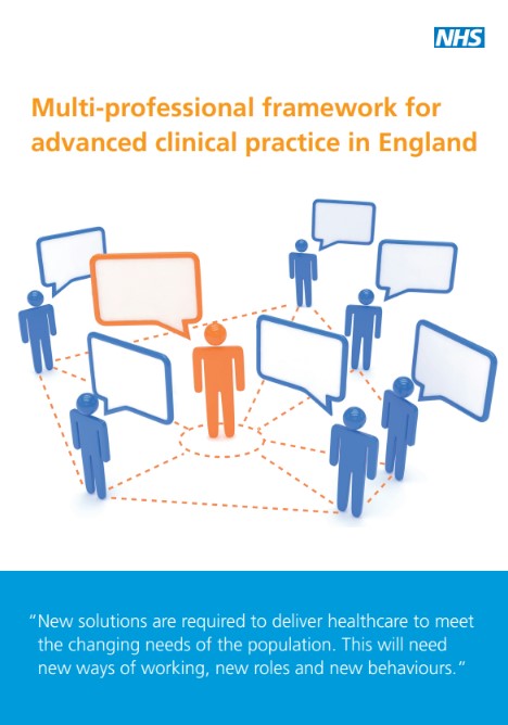 Multi-professional framework for advanced clinical practice England