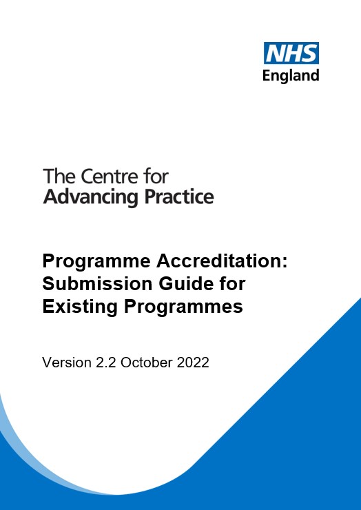 Programme Accreditation Resources: Programme Accreditation Guide