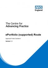 ePortfolio (supported) Route Applicant Portal Guidance