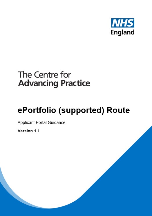 ePortfolio portal guidance