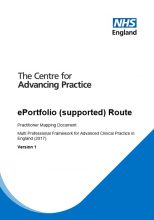 ePortfolio (supported) Route Framework Mapping