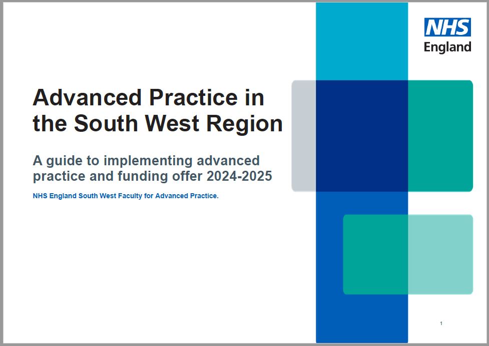 South West Faculty for Advanced Practice Handbook 2024-2025