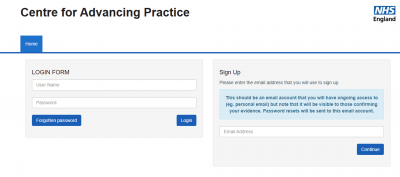 Centre for Advancing Practice Portal