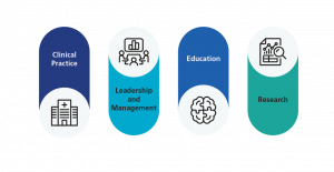 Four Pillars of Advanced Practice Clinical Practice Leadership and Management Education Research