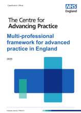 the Centre for Advancing Practice multi professional framework